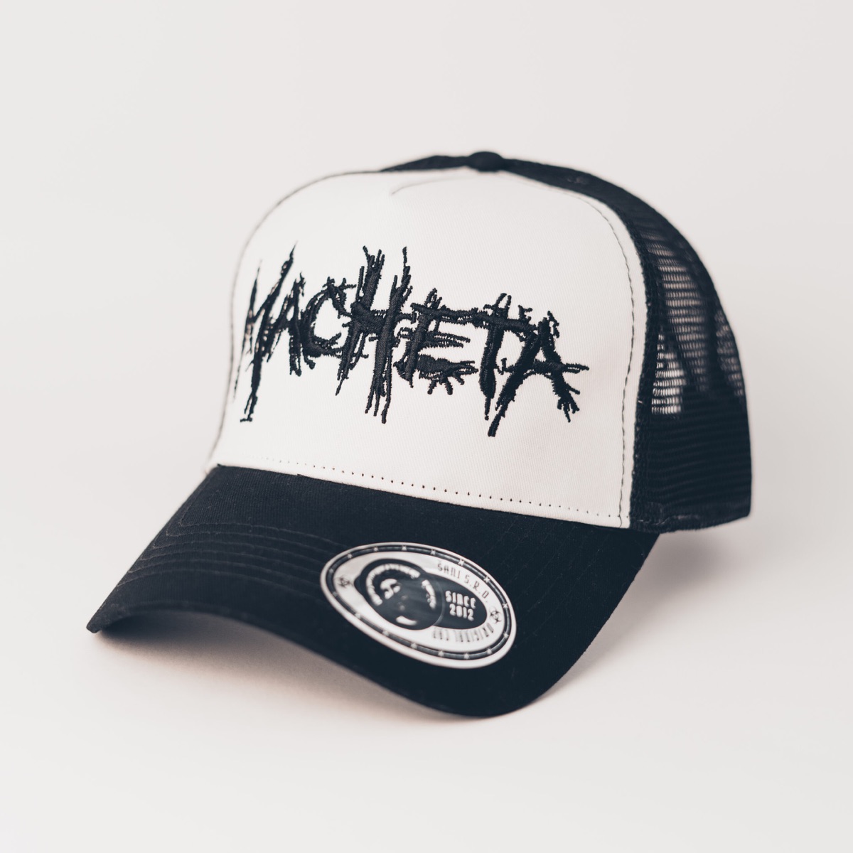 Snapback Trucker (black/white)